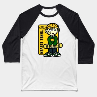 3 One One Yellow Skate Fanart Baseball T-Shirt